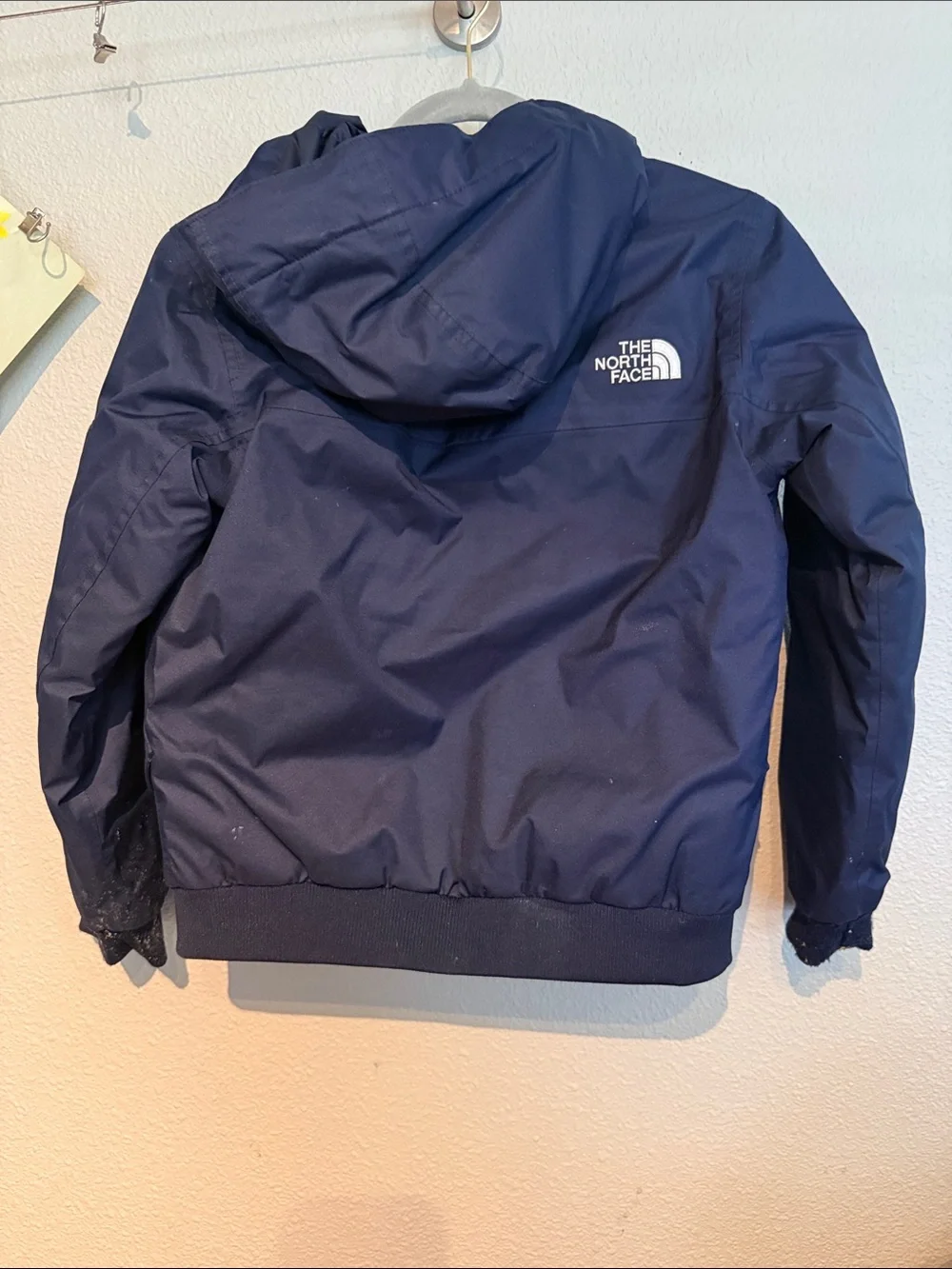 The North Face Kids Navy Hooded Puffer Jacket